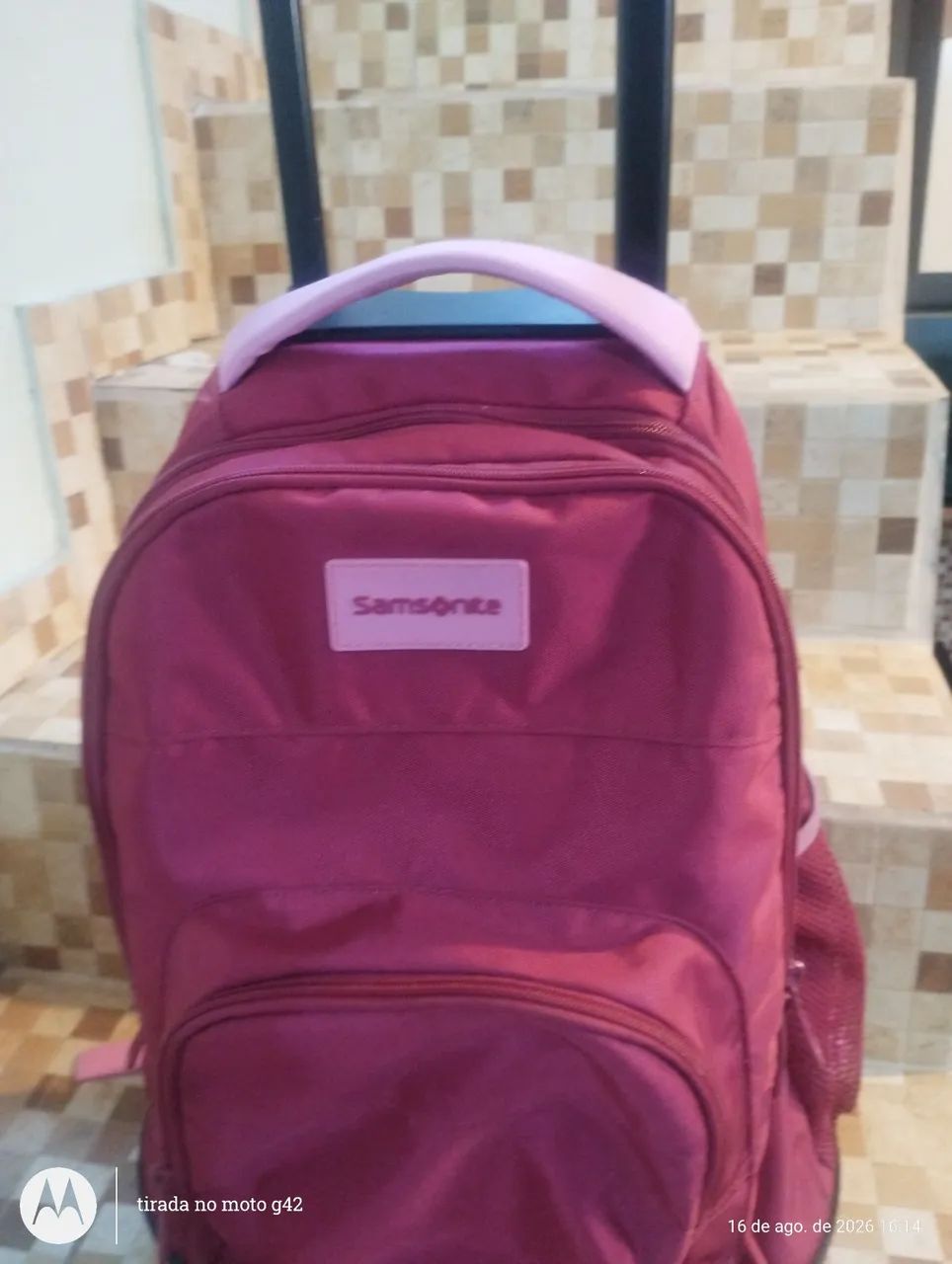 mochila sansonite com rodinhas - Foto 2