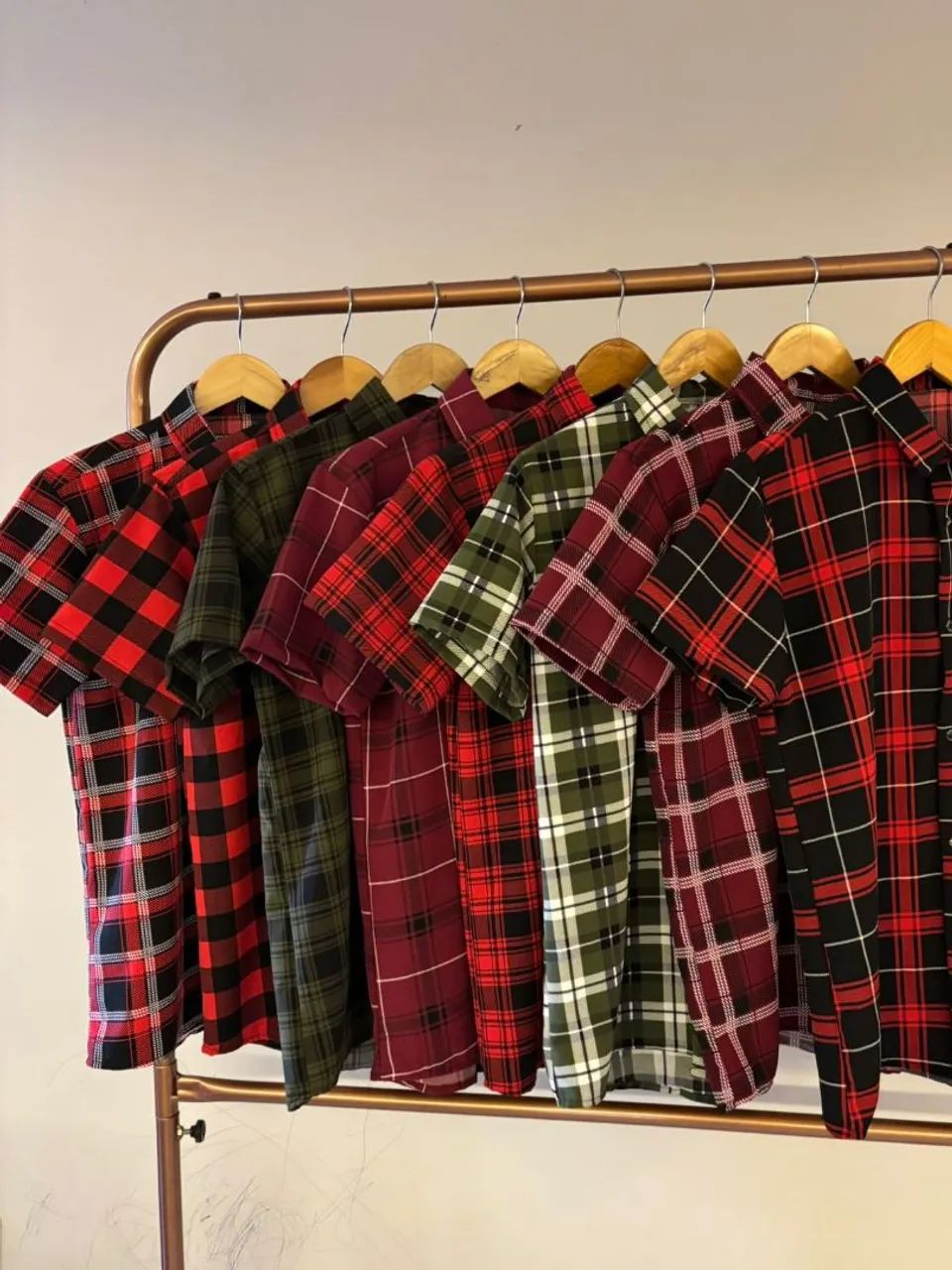 camisas xadrez do  p ao gg - Foto 2