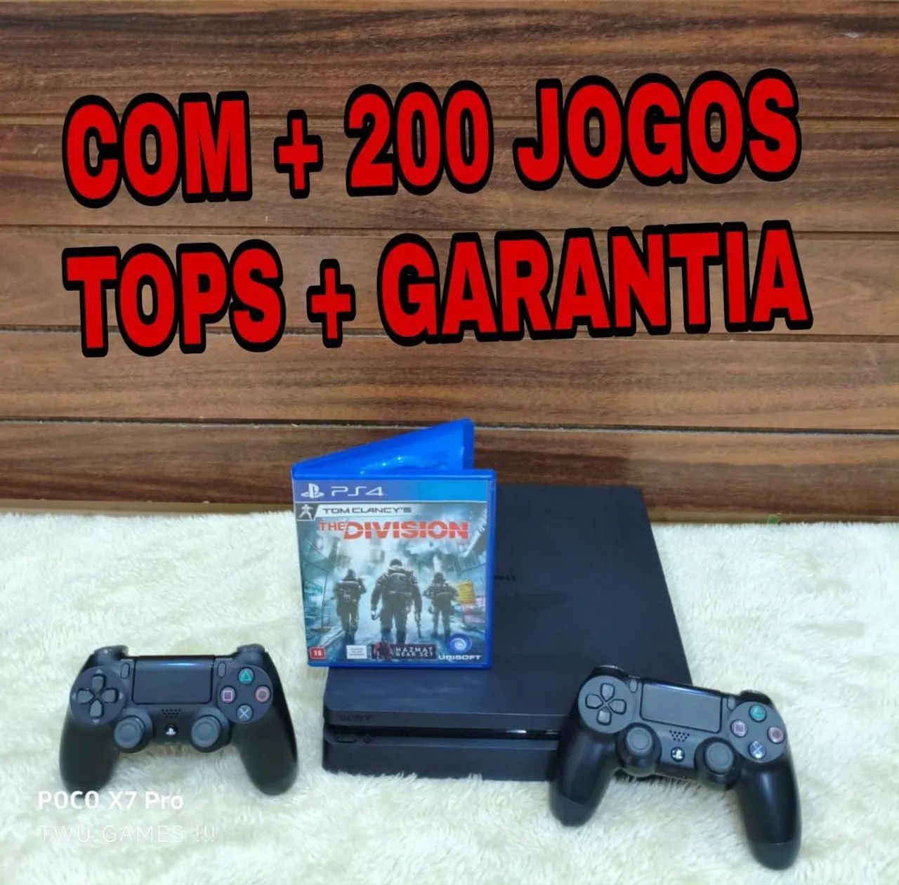 PS4 slim completo 