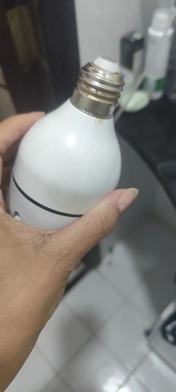 Câmera lâmpada  de segurança  - Foto 3