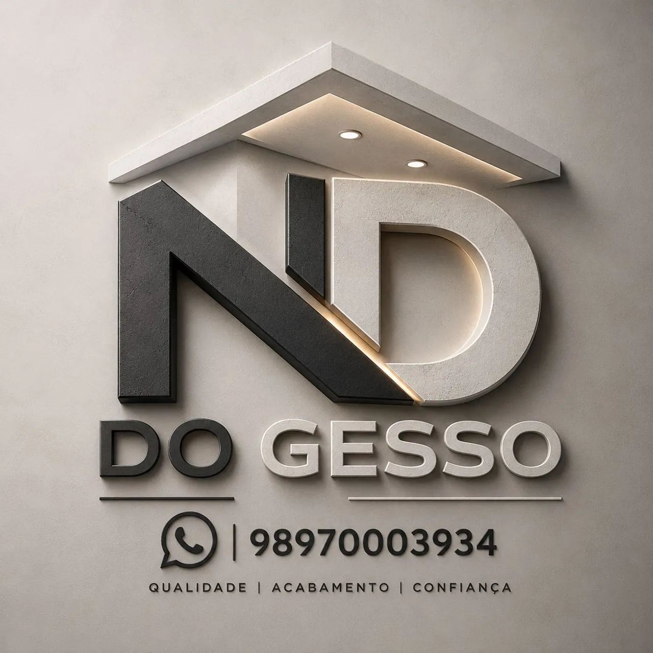 Gesso e acabamento 