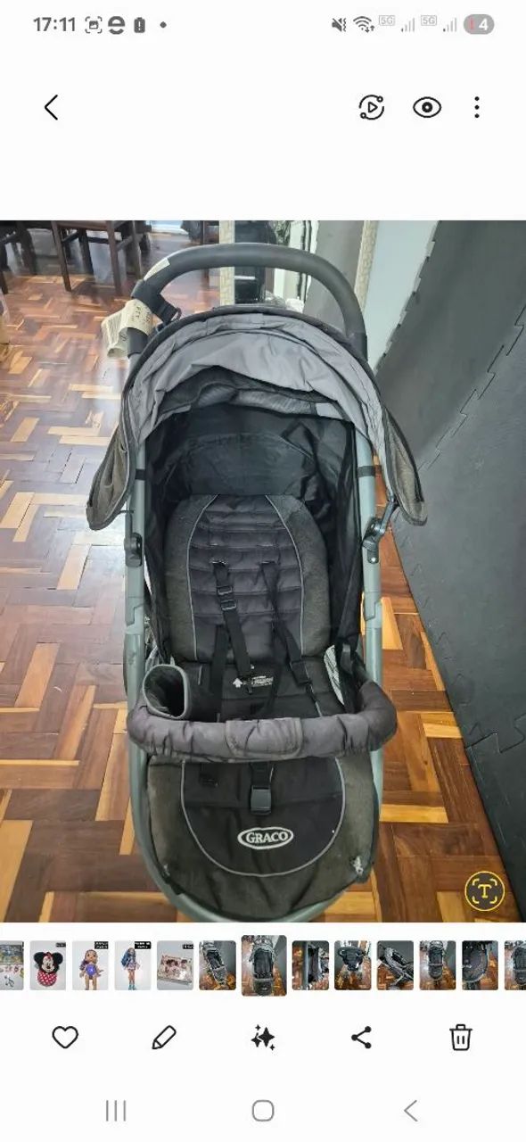 Carrinho de bebe gracco jogger