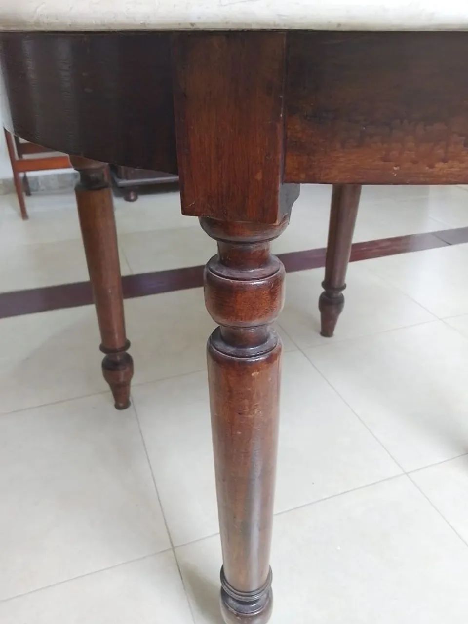 Mesa em Mármore bege Bahia - Foto 4