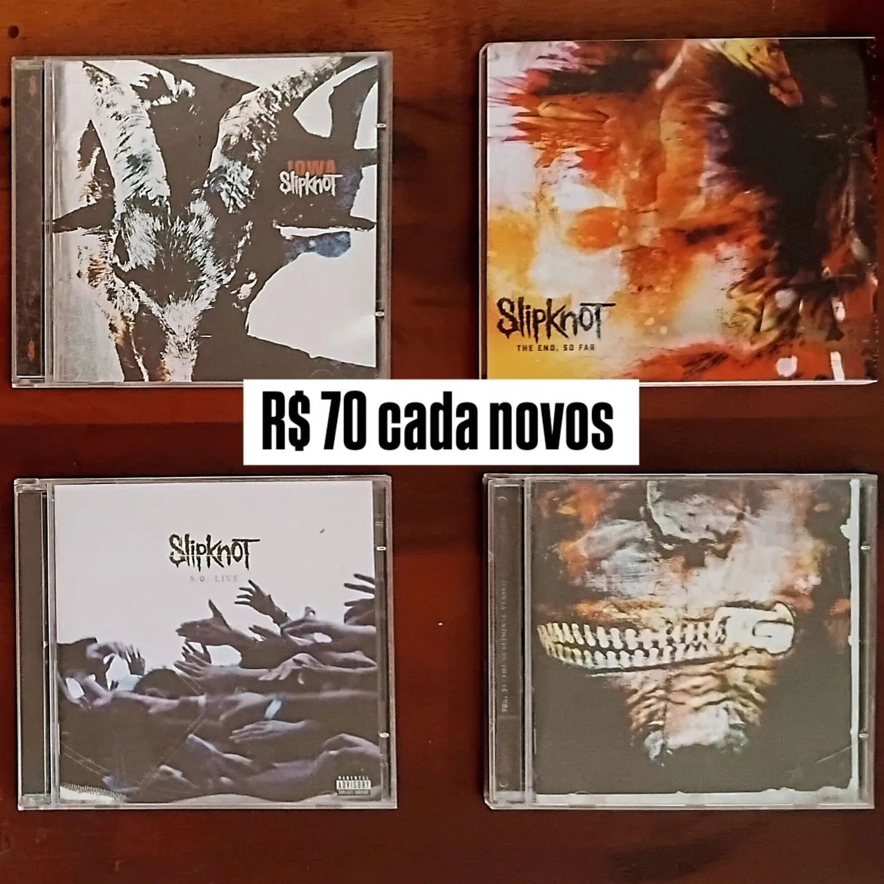 CDs Slipknot novos 