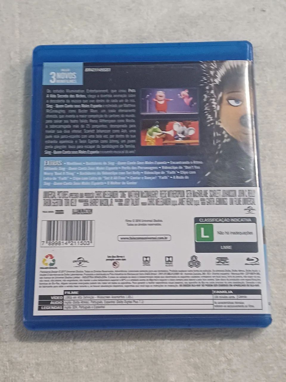 Blu-ray edição especial do filme SING - Foto 2