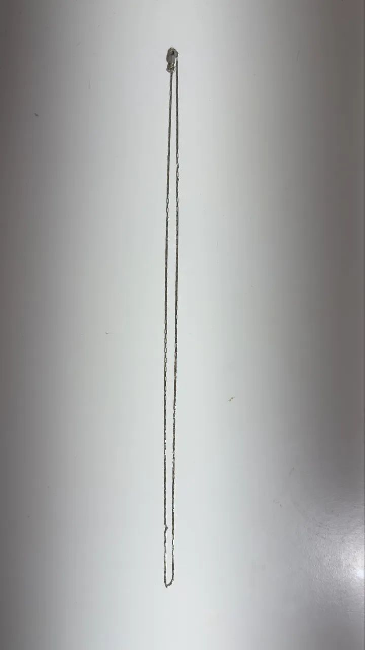 Corrente Ouro Branco 18k (750) 60cm - Original - Foto 5