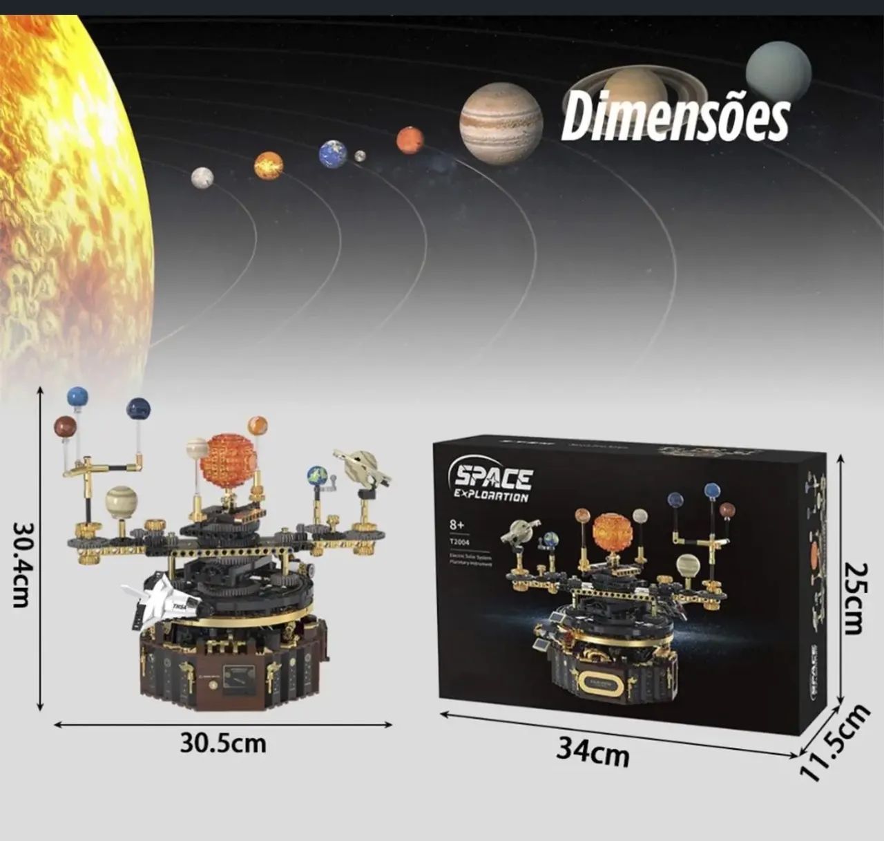 Blocos de montar Planetário  - Foto 3