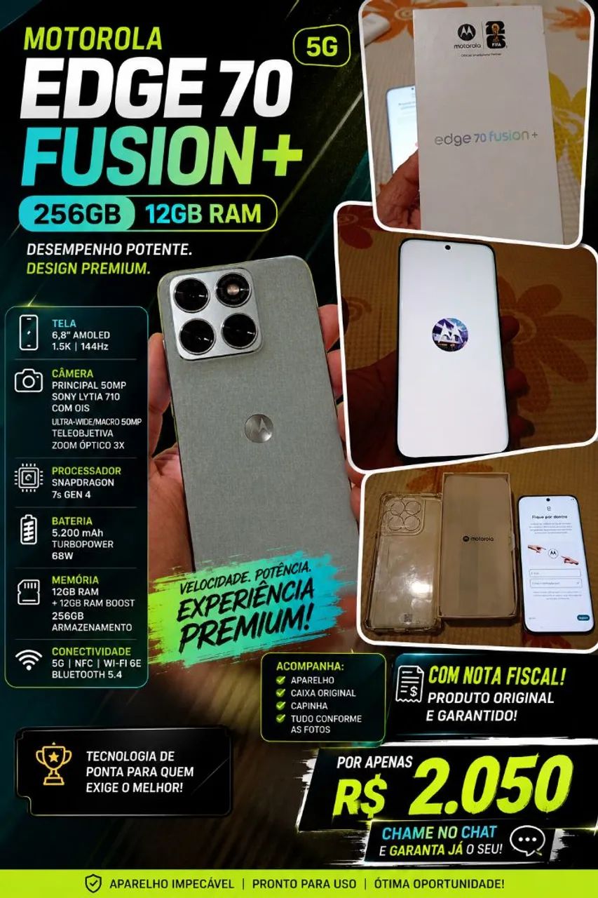 Motorola Edge 70 Fusion +