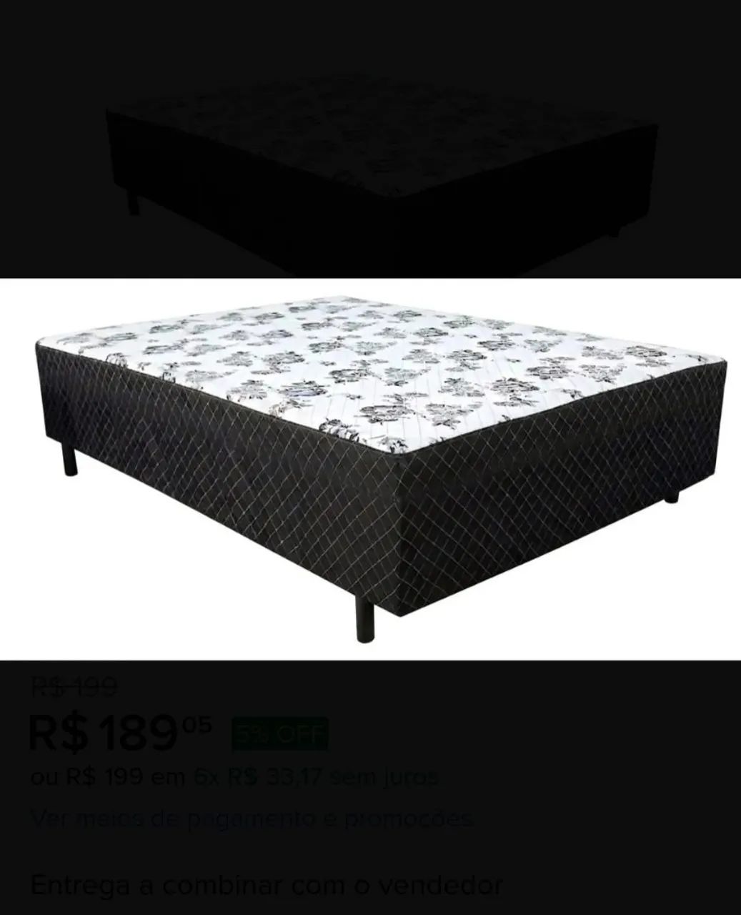 Base cama box casal - Foto 2