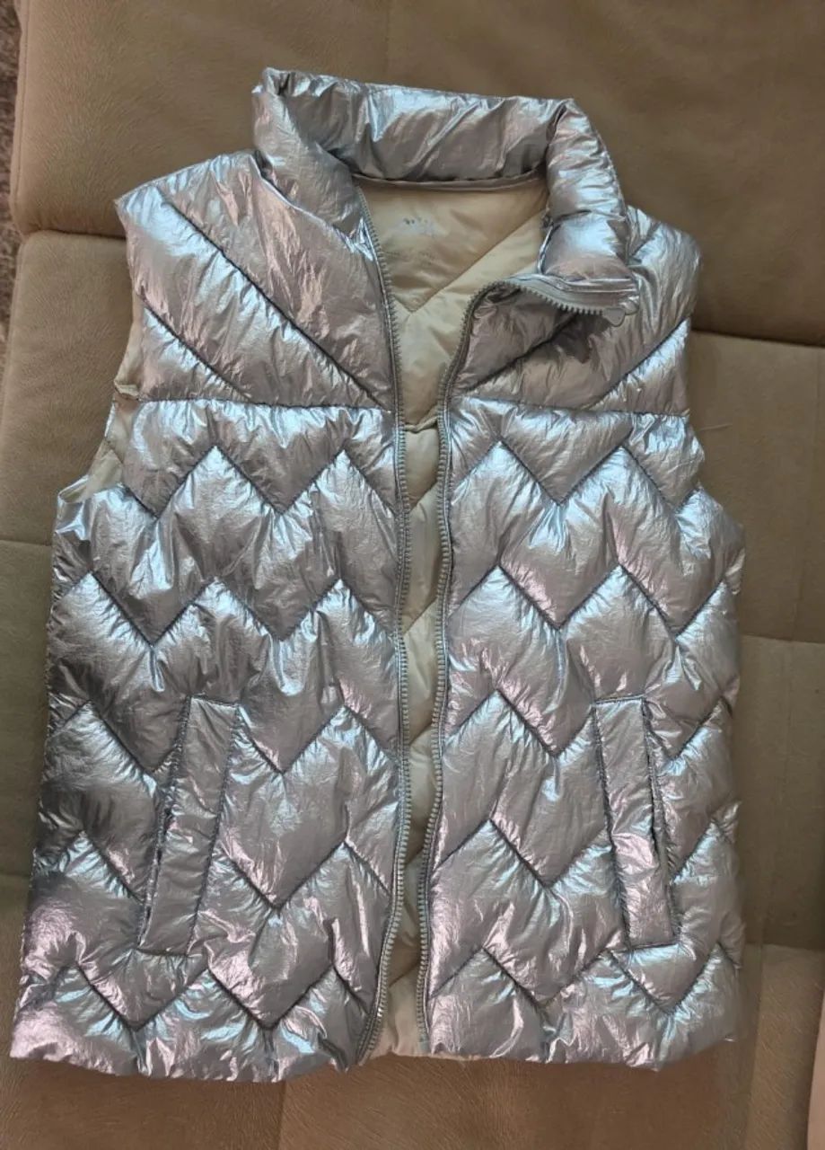 Colete Zara prateado adulto (Size 1)