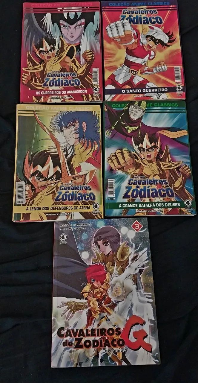Lote 5 livros Os Cavaleiros Do Zodíaco - Livros e revistas