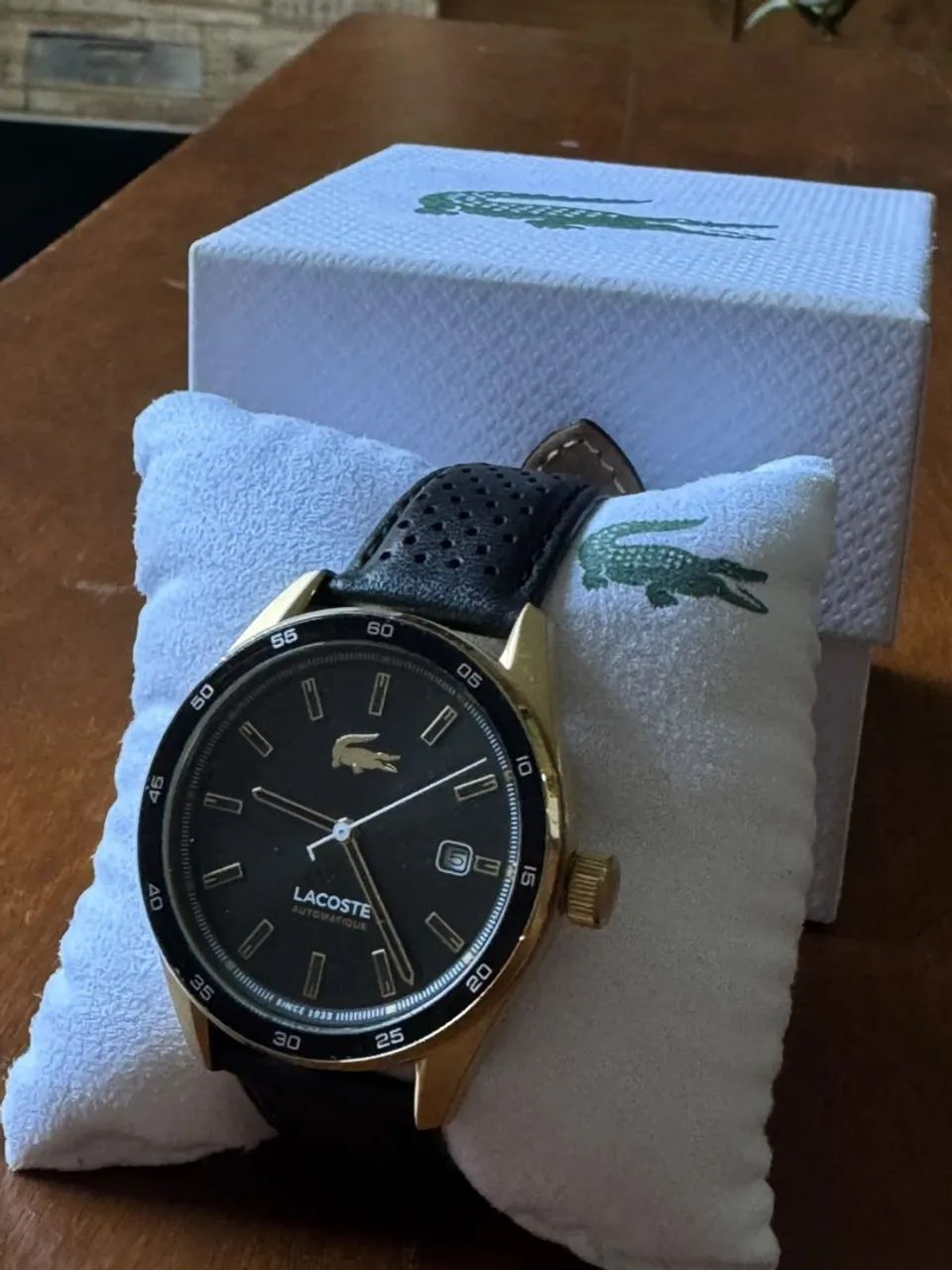 Relógio Lacoste Boston Automático Original + Caixa - Foto 2