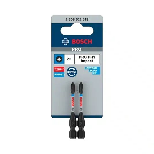 Bosch 2 Bits Phillips Ph1 55Mm Pro Impact - Foto 3