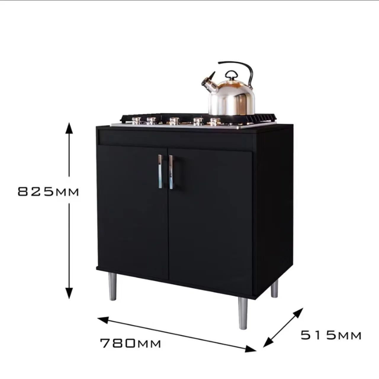 Armário para cooktop