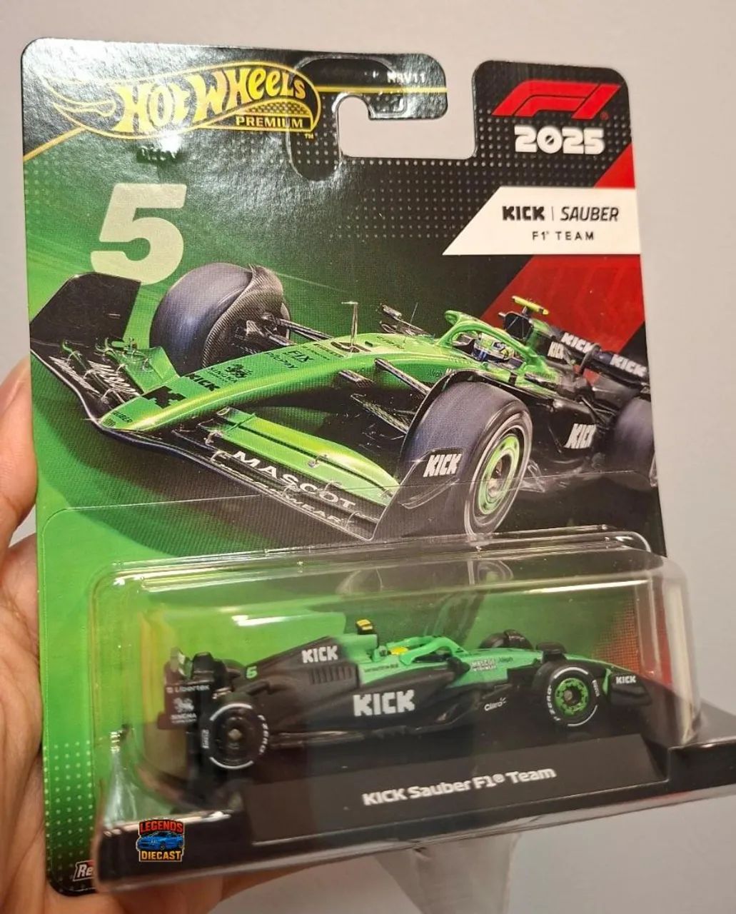Hot Wheels F1 Gabriel Bortoleto Kick Sauber #5 2025 Premium