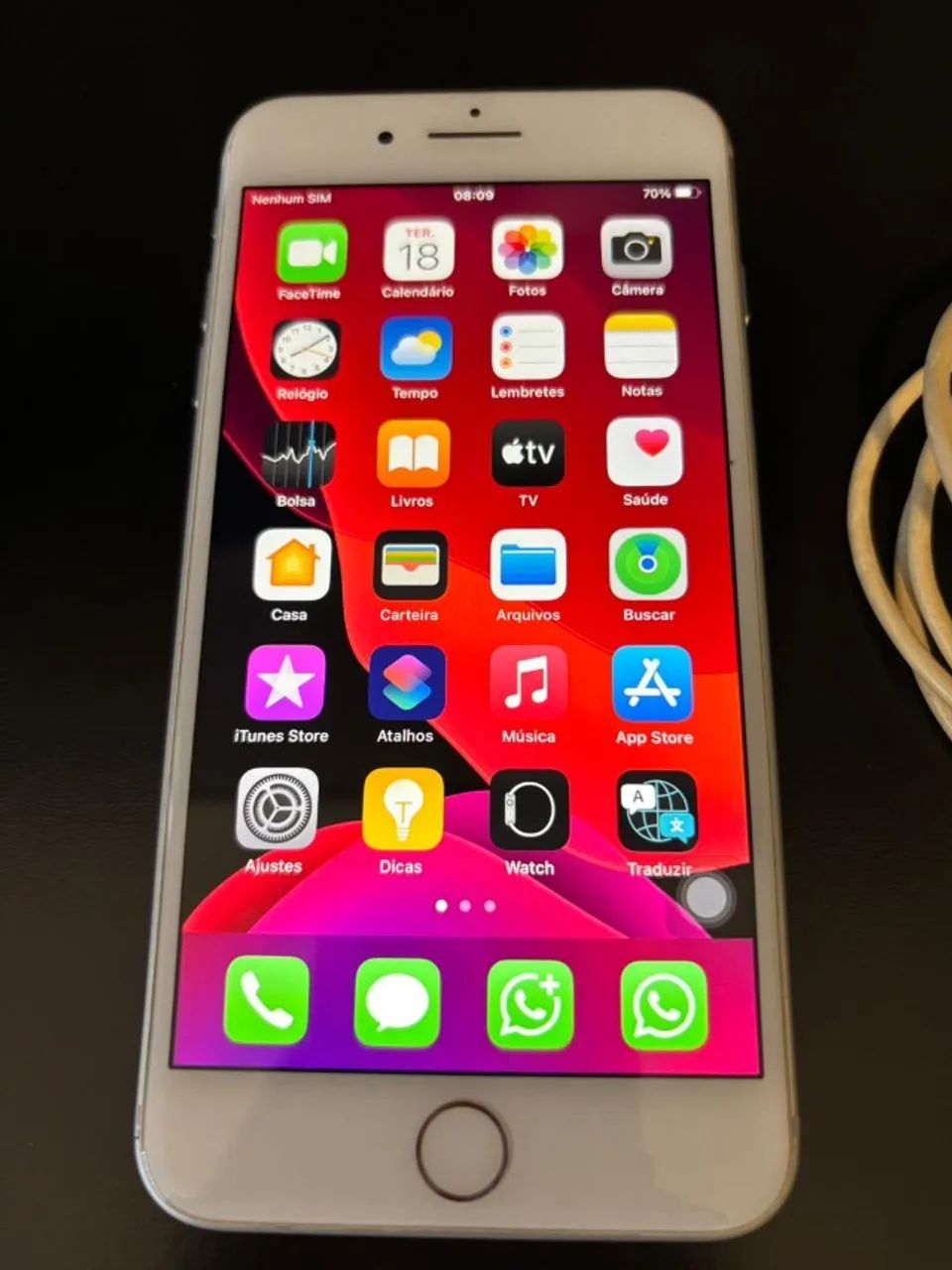 Iphone 8 Plus 64gb com NF e acessórios - Celulares e Smartphones