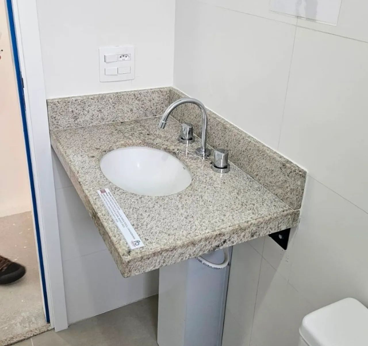 Countertop, sink, and faucet