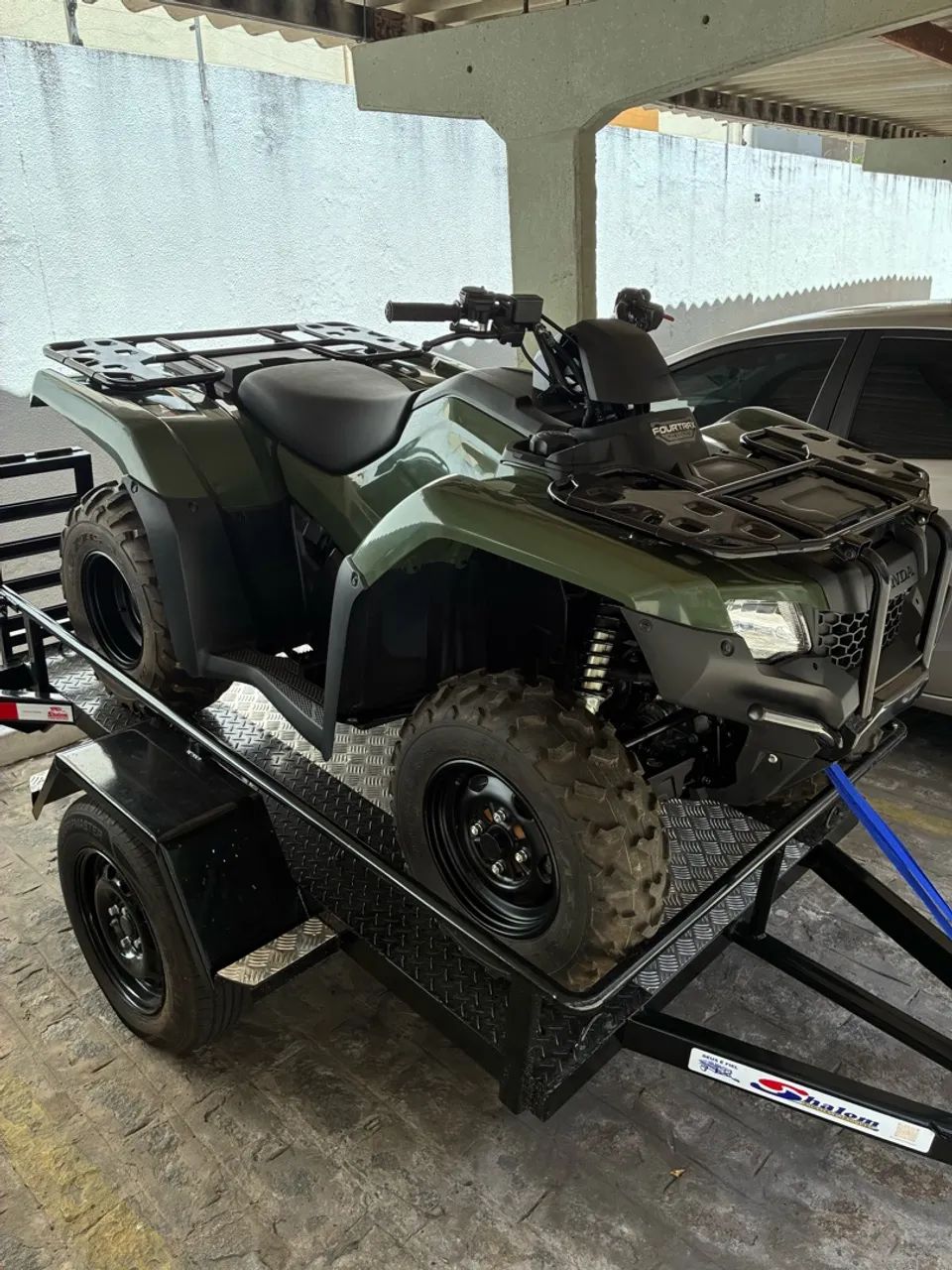 Quadriciclo TRX 420 honda + Reboque