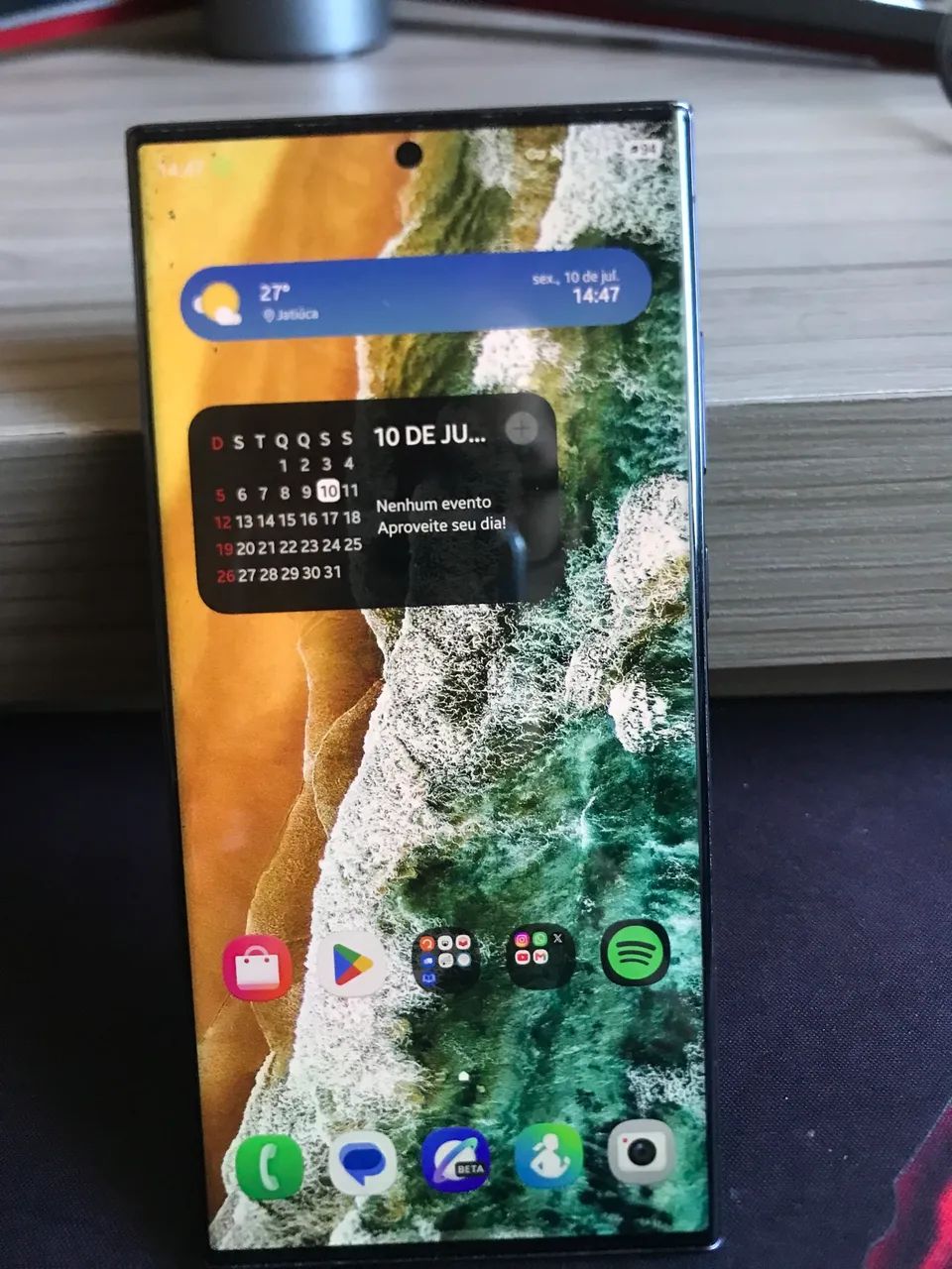 Samsung S23 Ultra - Completo na caixa (100% funcional)