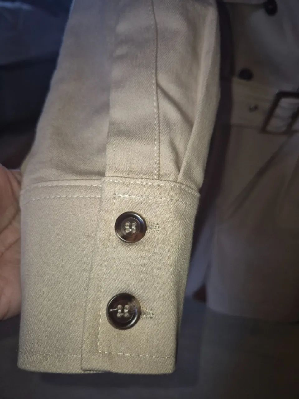Macaquinho trench coat