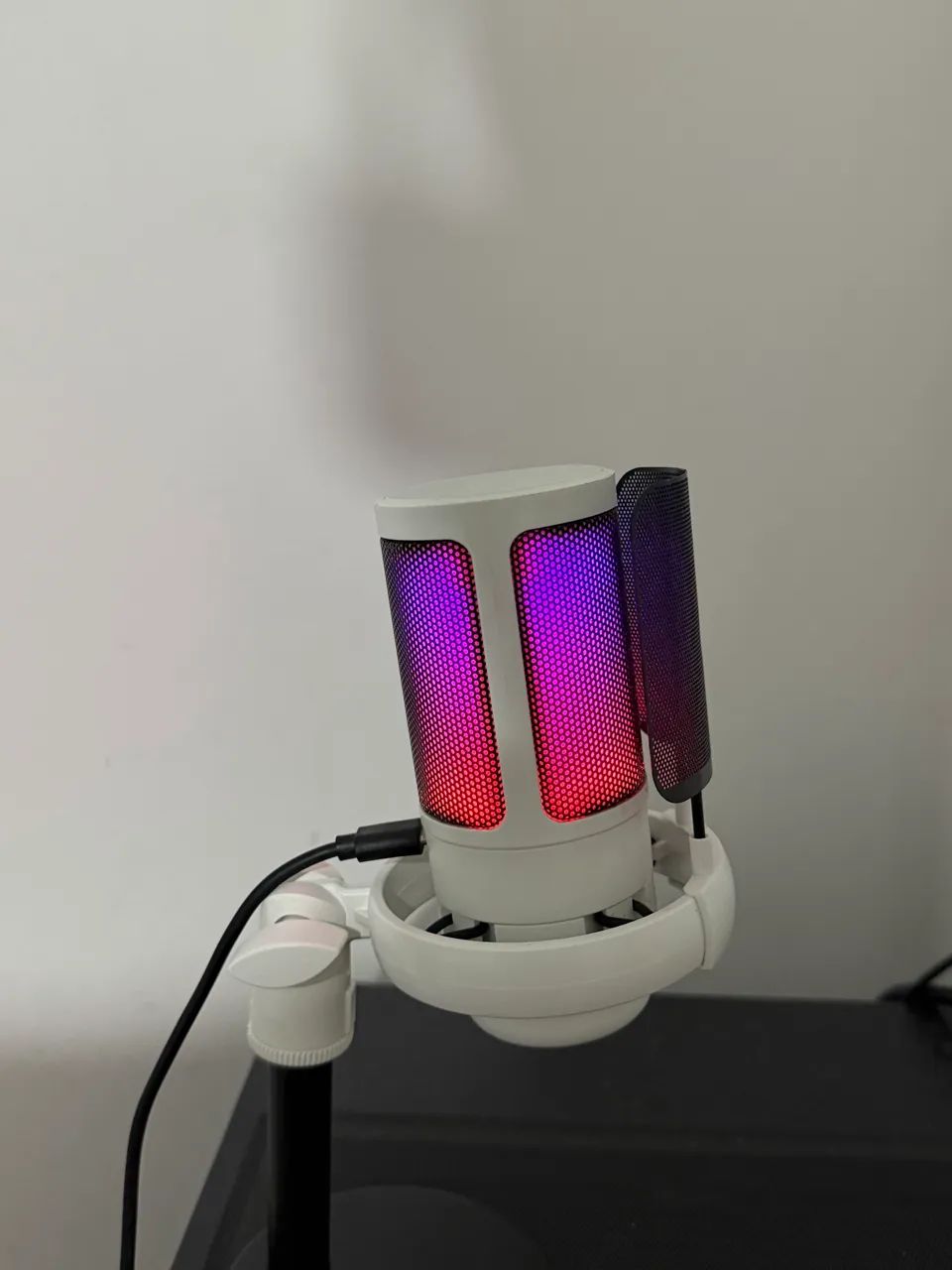 Microfone Gamer Branco