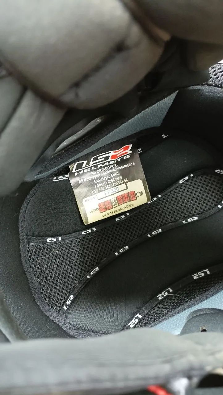 Capacete LS2 feminino com viseira solar - Usado poucas vezes  - Foto 5