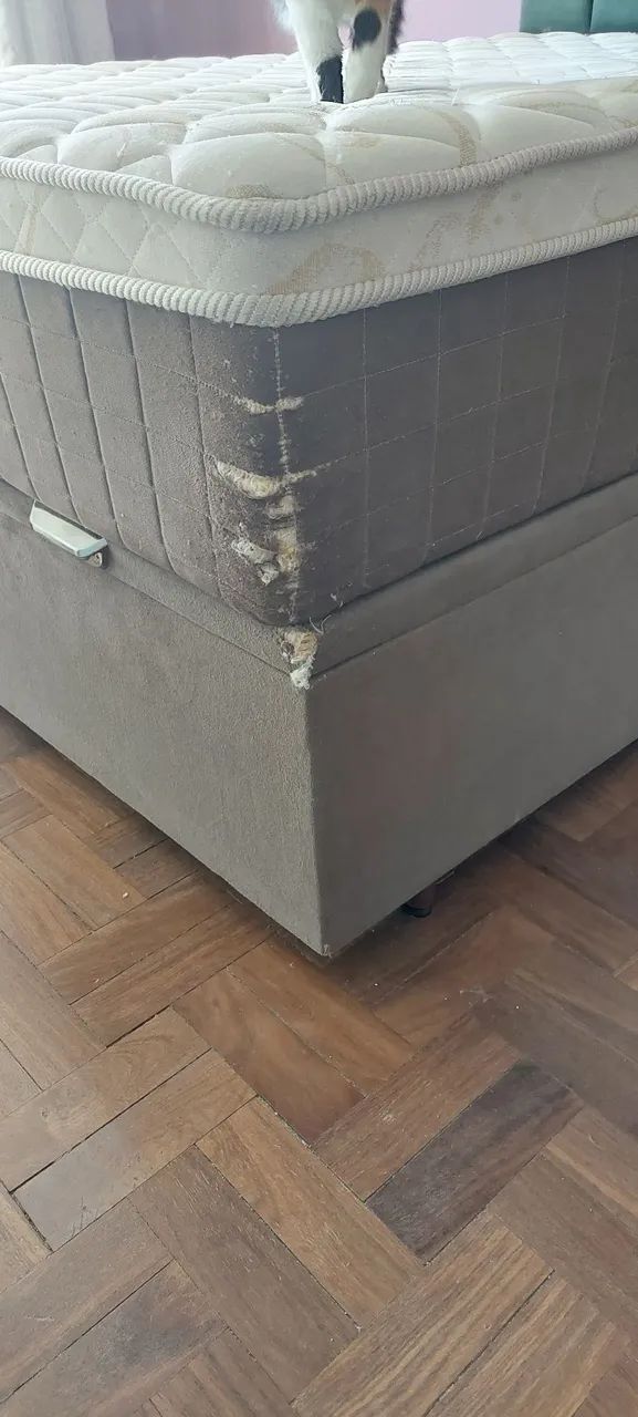 Vende-se cama casal com box baú  - Foto 3