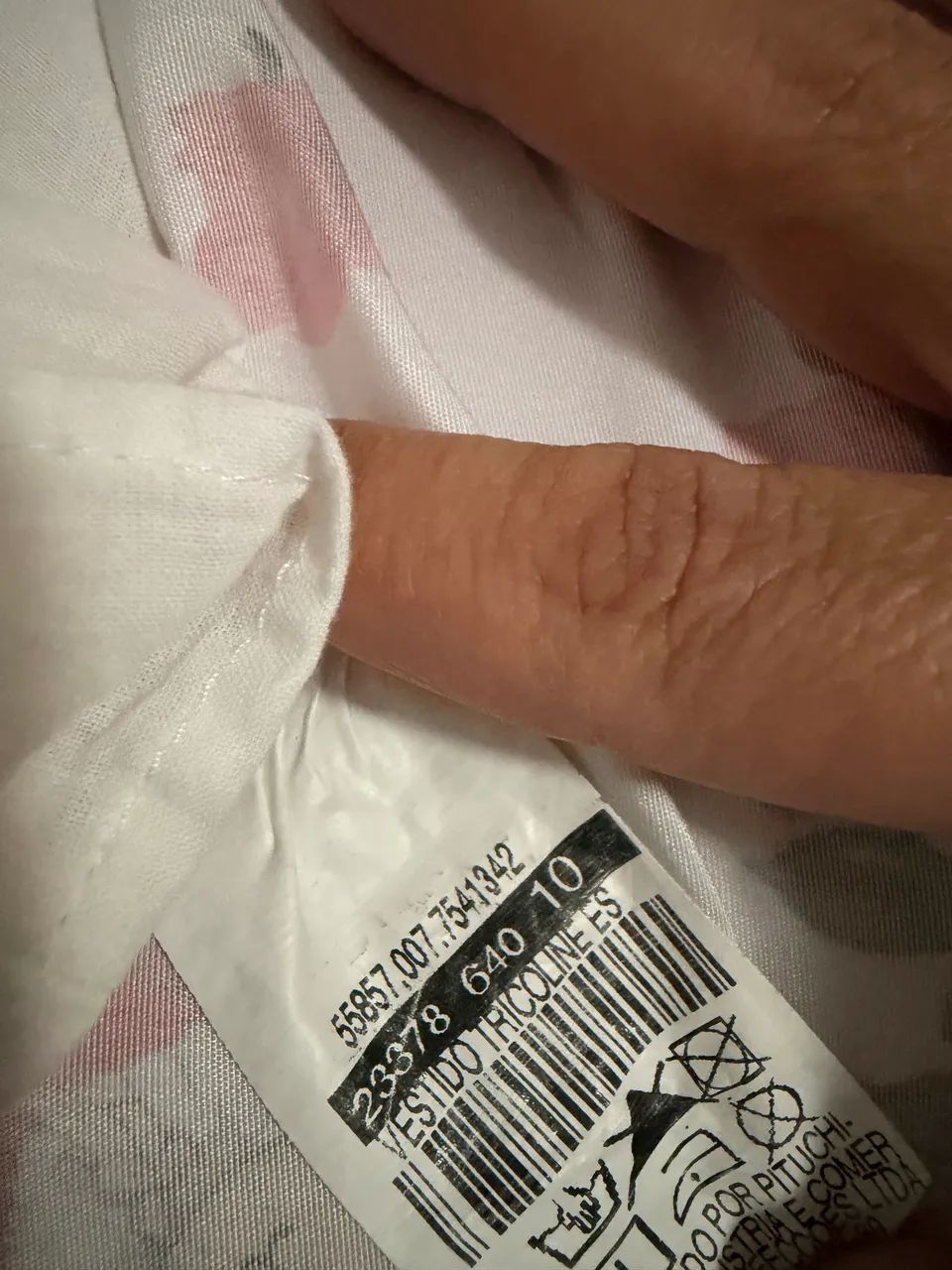Vestido Pituchinhus tamanho 10 ursonho com strass semi novo  - Foto 4