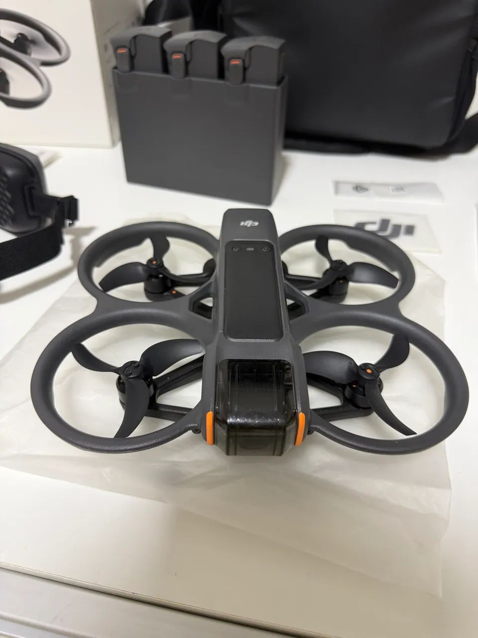 Drone Avata 2 DJI + combo fly more (3 baterias) - pouquíssimo usado (com adesivos) - Foto 2