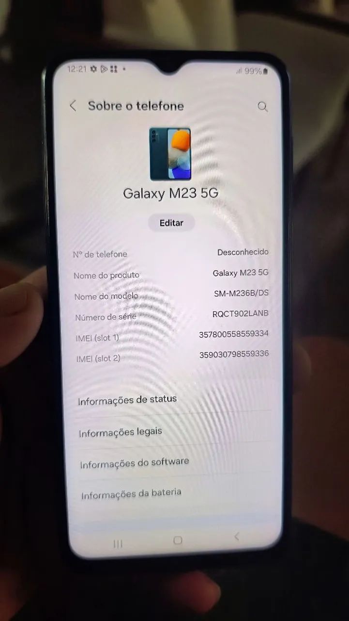 SAMSUNG M23 5G ZERO SÓ RS 499 ATE 12X  - Foto 2