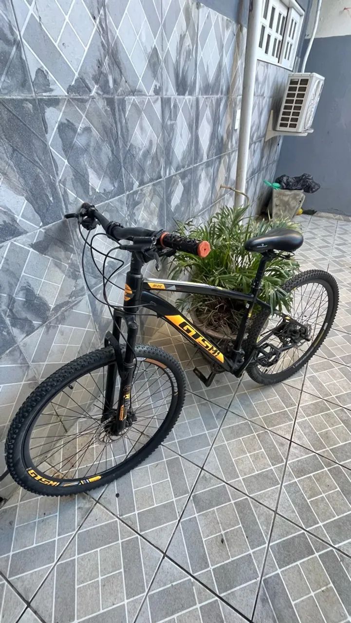Bicicleta GTSM1 Ride aro 26 - preta e laranja - Foto 2