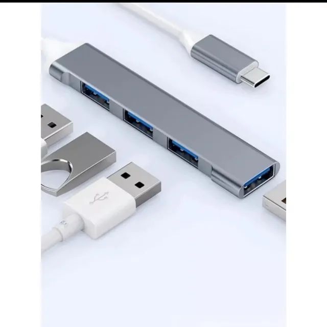 Usb Type-c 4 Portas Usb 3.0 5 Gbps  - Foto 5