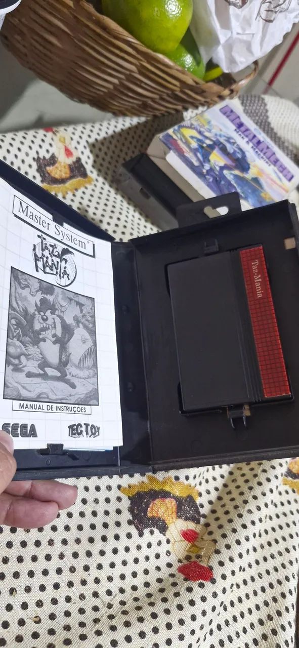 Jogo Master System Taz Mania caixa manual  - Foto 5