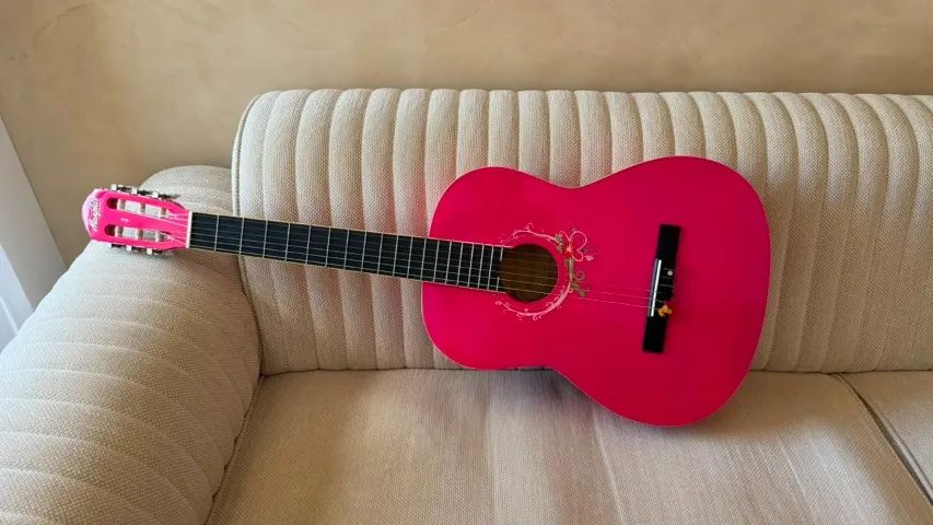 Violão Memphis cor rosa - Foto 2