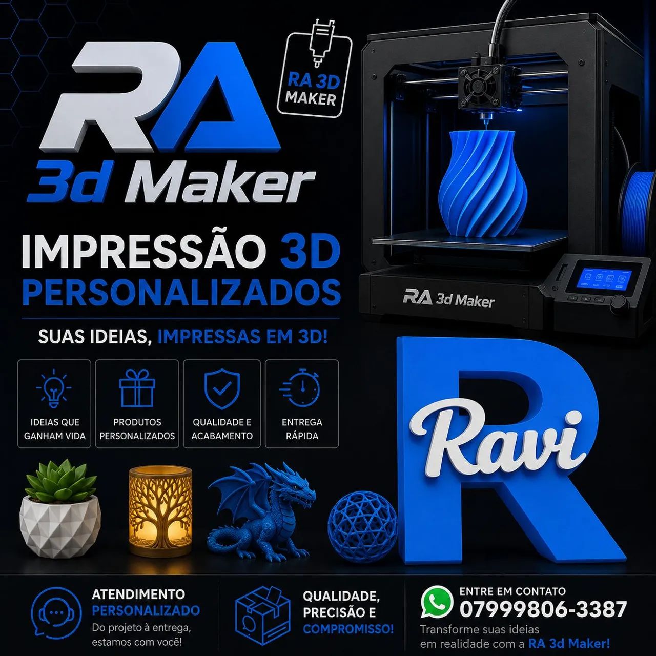 Serviços de impressão 3d 
