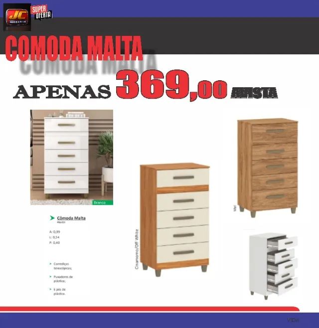 COMODA MALTA BRANCA