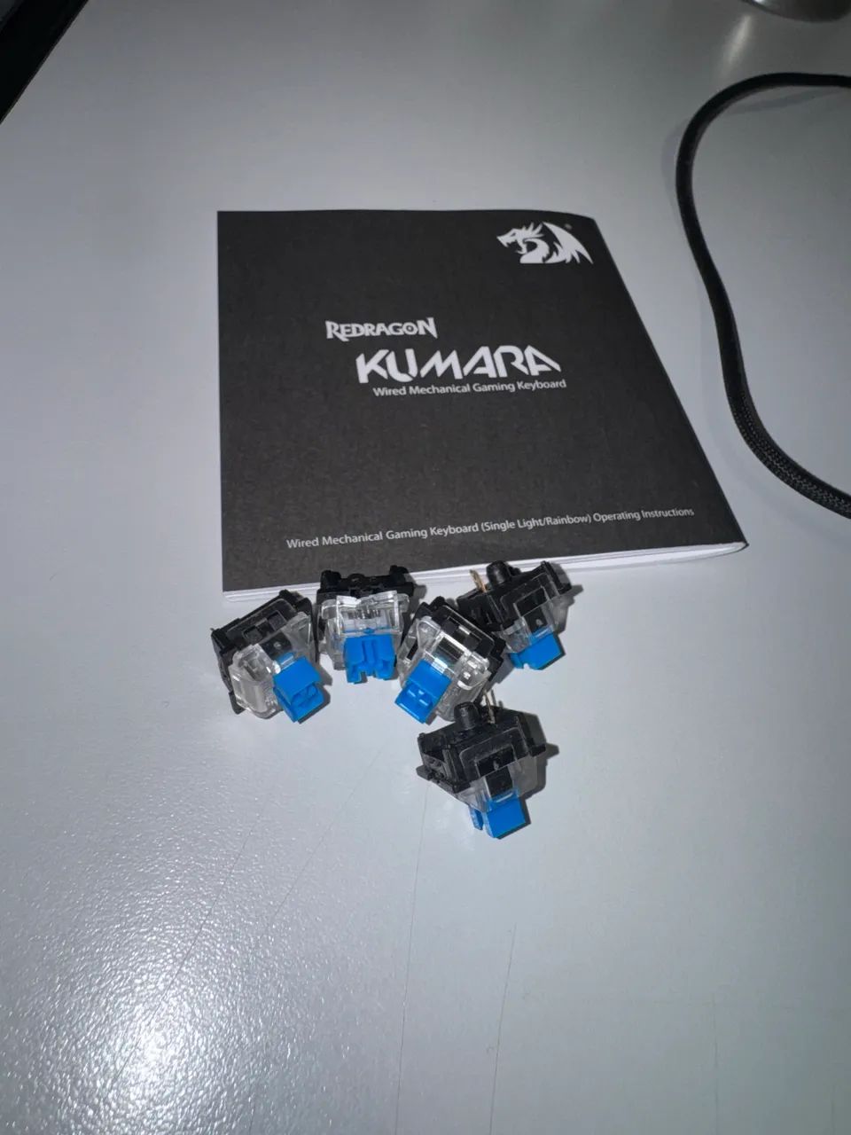 Teclado Redragon Kumara - De graça bem dizer - Foto 5