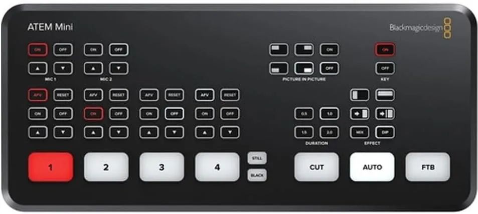 Mesa De Corte Atem Mini Blackmagic Switcher Hdmi - Foto 5