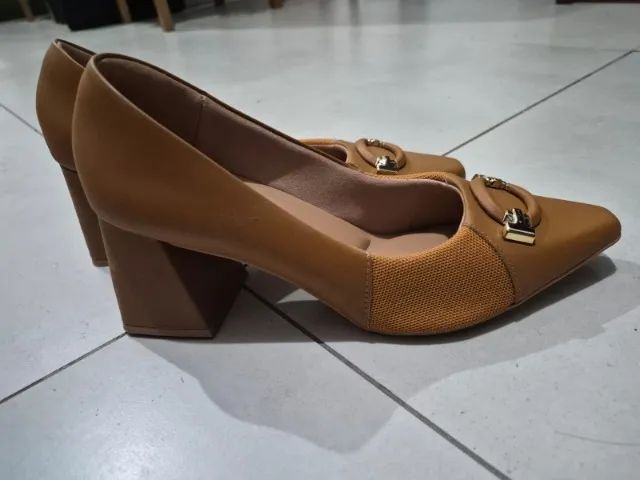 Scarpin Caramelo Usaflex 37  - Foto 4