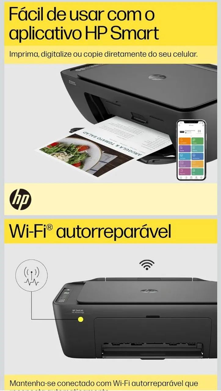 Impressora HP 2874 wifi - Foto 2