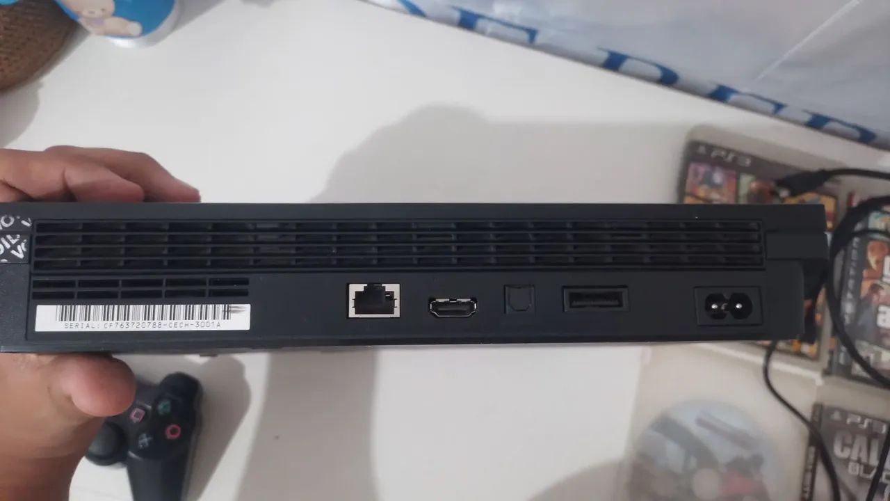 PS3 SLIM COM DEFEITO - Foto 3