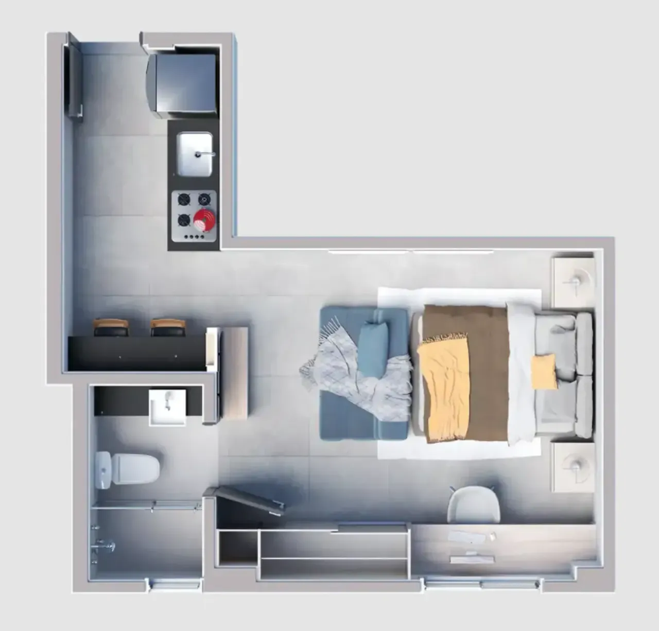 PLANTA 25m²