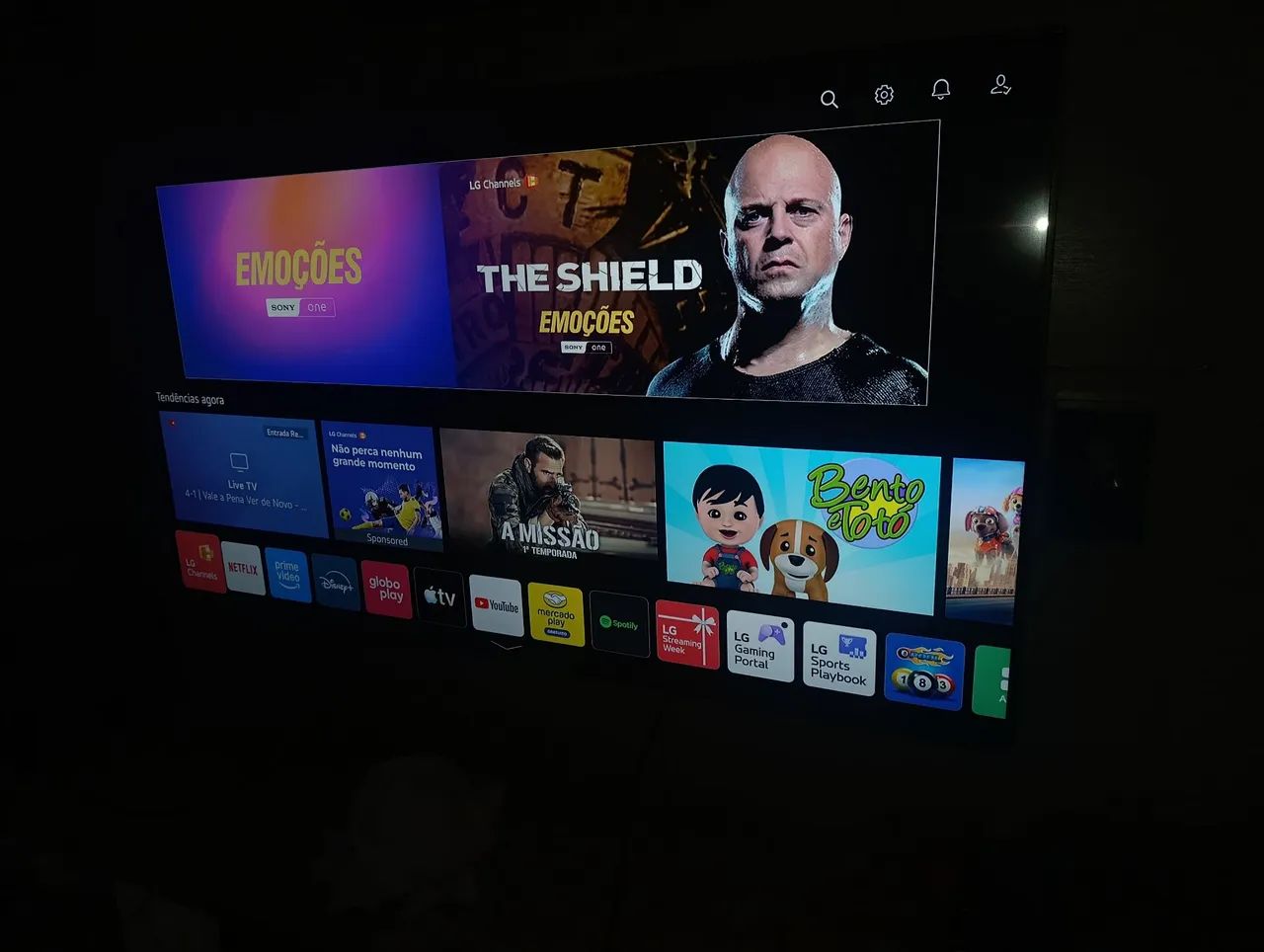Tv 60 polegadas LG 4k imagem perfeita 