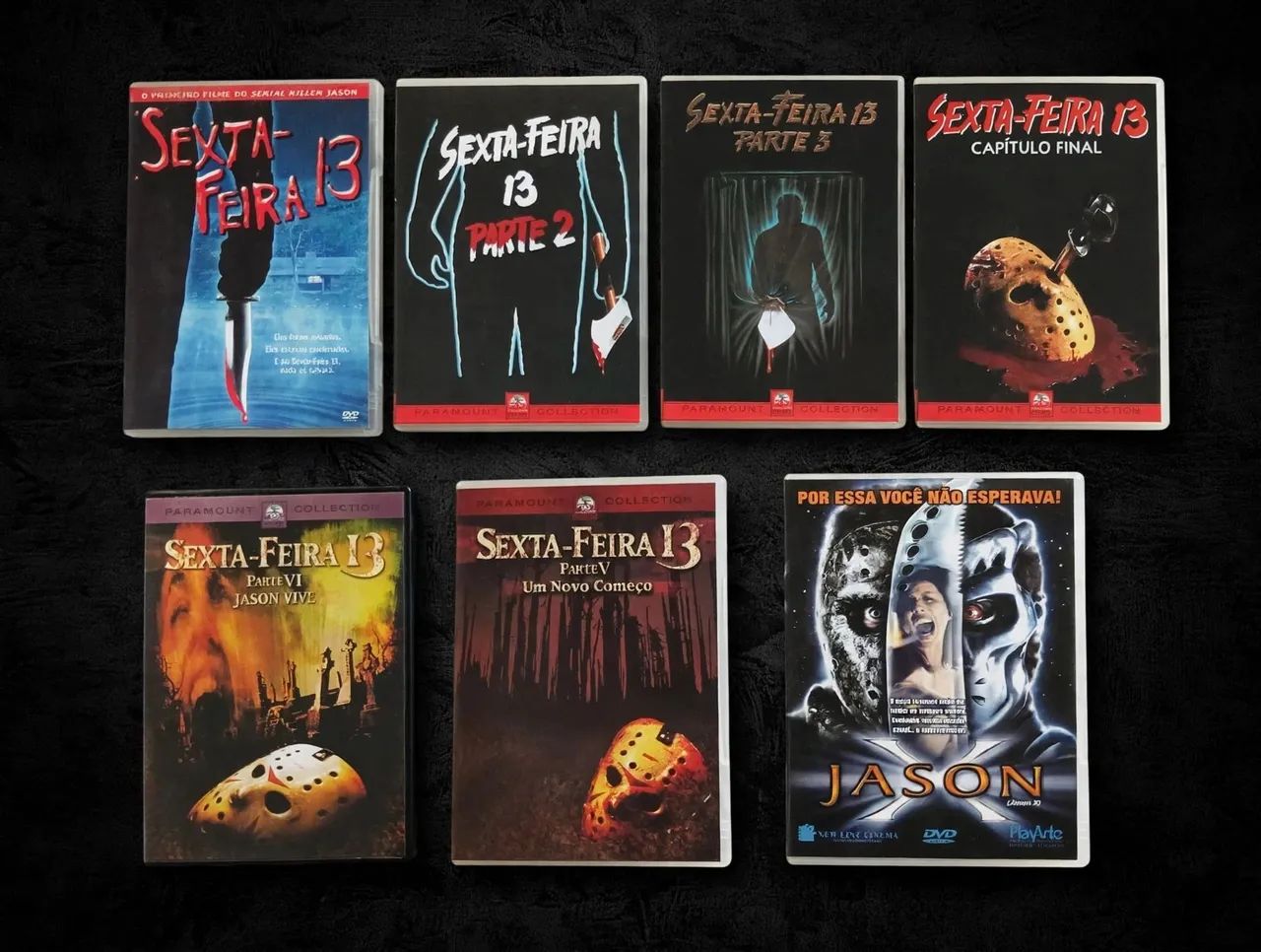 Coleção com 7 dvds sexta feira 13 original 