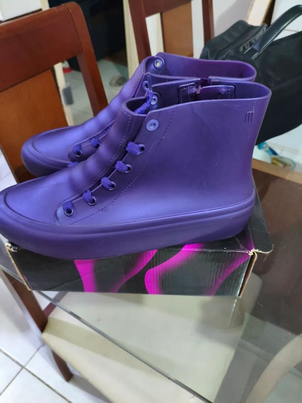 Melissa Ulitsa High Roxo, super conservada