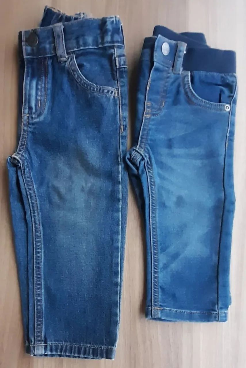 Kit 2 calças jeans