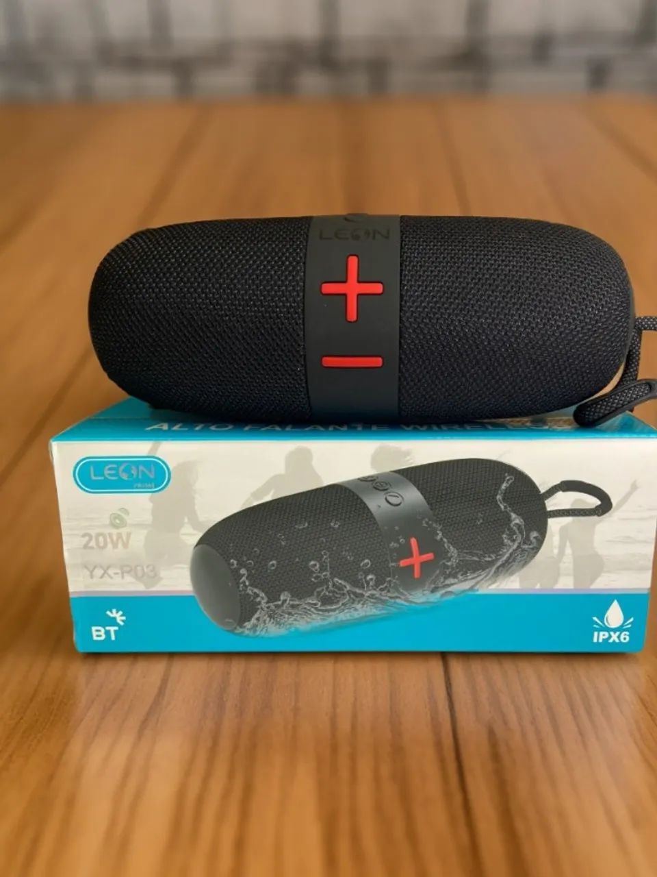 Caixa de Som Grave Bluetooth IPX03 Leon Prime an4