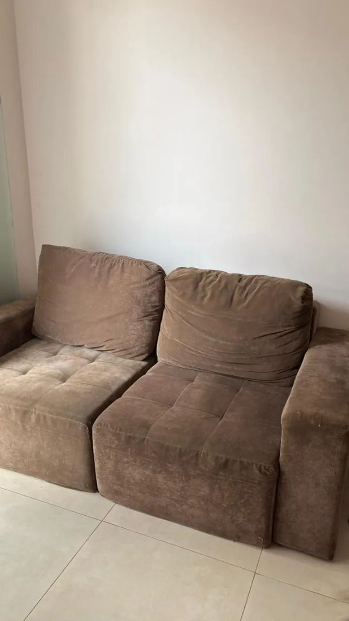 Sofá Retrátil 2 Lugares (2,00m x 1,00m) - R$ 450 - Foto 3