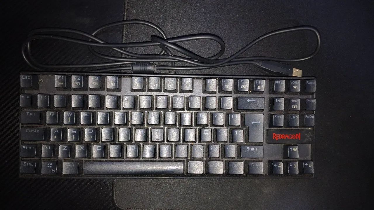 Teclado Redragon Kumara Red - Foto 3