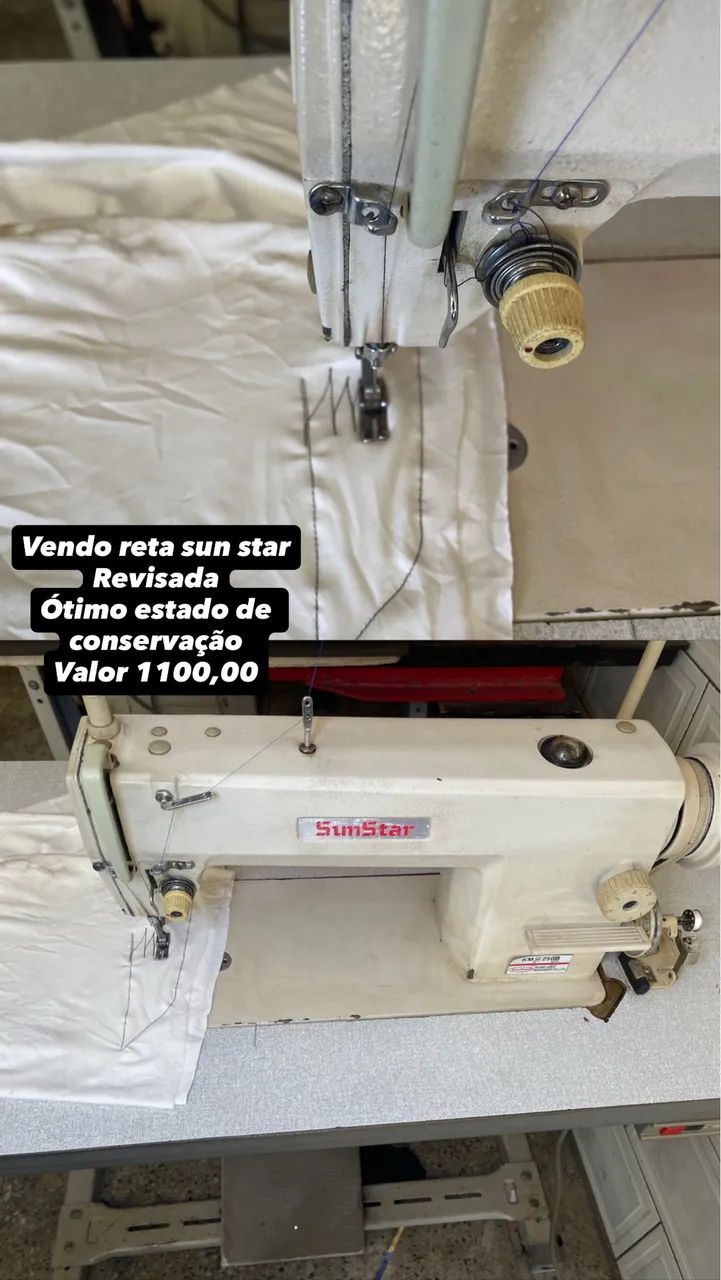 Máquina de costura reta 